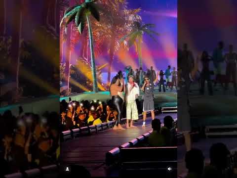 ÁNGEL DIOR EN EL CONCIERTO DE BAD BUNNY