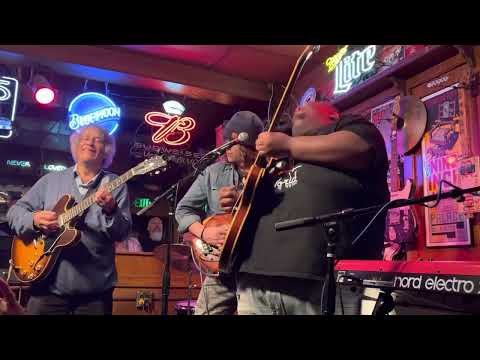 Kingfish sitting in with Chris Cain at the Maui Sugar Mill Saloon 2023. Presented by Cadillac Zack.