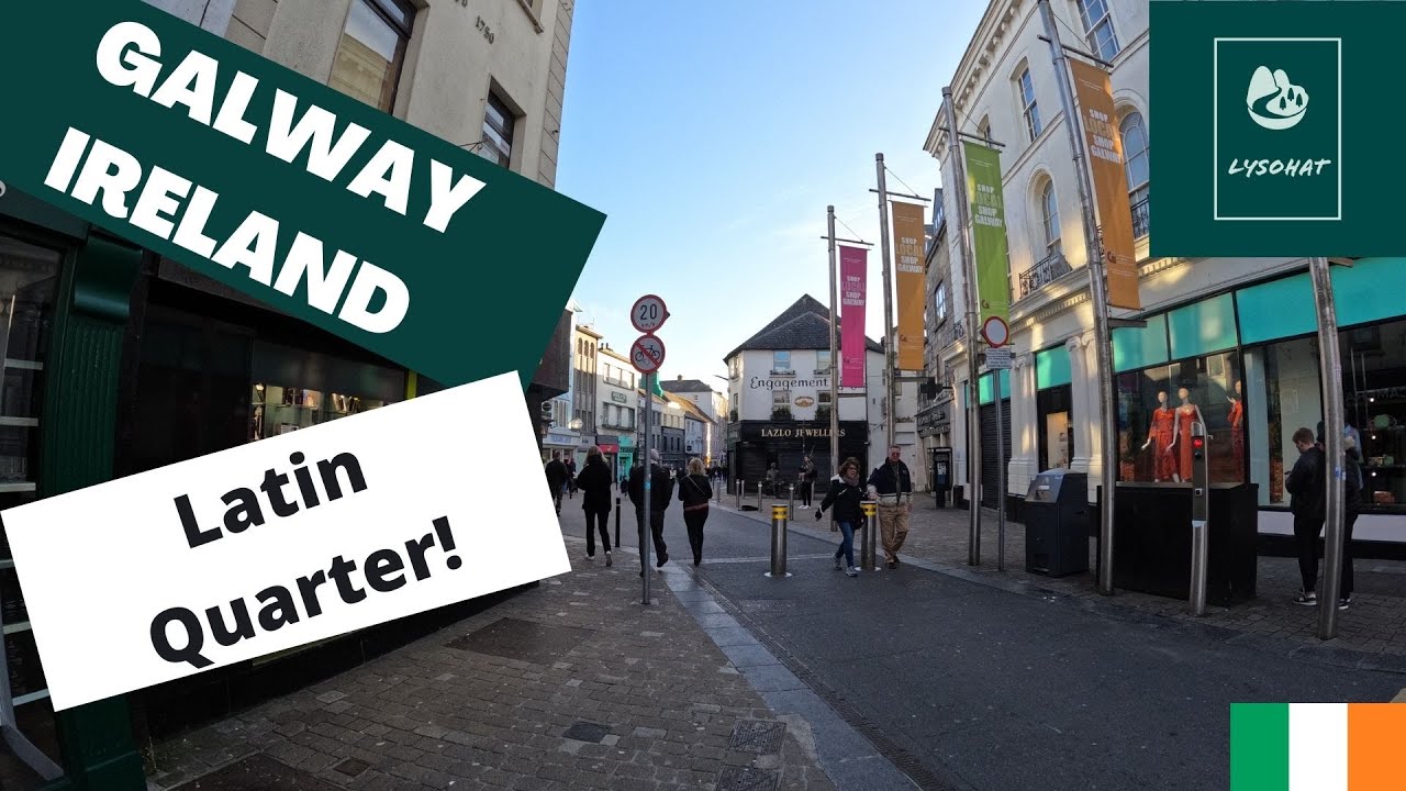 Explore Galway's Latin Quarter and Quay Street!