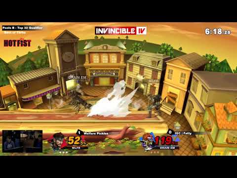 Welfare Pickles Snake vs Fatty Ganondorf - Pools - Invincible IV - SSBU Singles