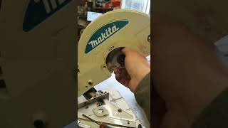 A makita LS1013 getting a tune up.