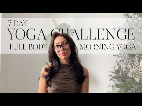 7 Day Full Body Morning Yoga Challenge