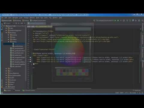 Bootstrap Tutorial for Beginners - 12 - Different Device Layouts