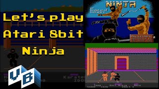 Let's Play Atari 8bit Ninja