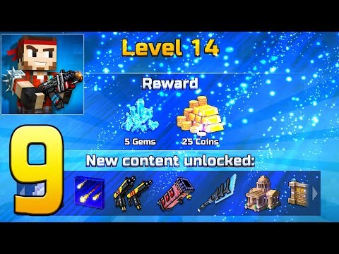 Pixel Gun 3D - Gameplay Walkthrough Part 9 - lvl 12 VS Lvl 50+