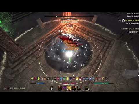 Stamplar cleave test 1:18. Scribes of fate. No buffs #elderscrollsonline