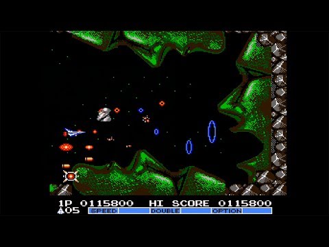Gradius 2 [NES/Famicom] 1cc, No Death Run, Longplay w/Commentary