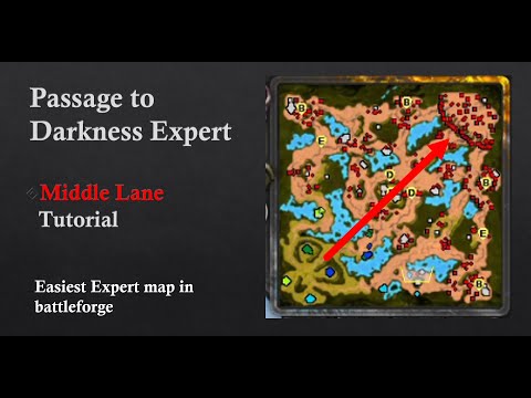 Battleforge/Skylords Reborn Passage to Darkness Expert, Middle Lane [With Commentary]