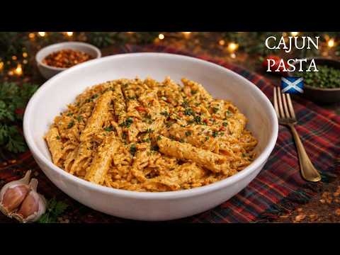 Delicious Creamy Cajun Pasta | Easy Crockpot Cajun Penne | Slow Cooker Cajun Pasta Recipe