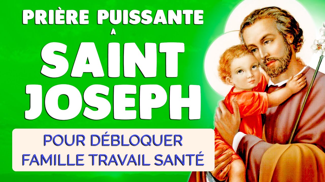 🙏 PRAYER TO SAINT JOSEPH 🙏 UNLOCK Family Work Health Couple