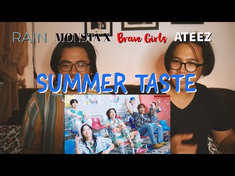 REACTION TO RAIN(비) X MONSTA X(몬스타엑스) X Brave Girls(브레이브걸스) X ATEEZ(에이티즈) - Summer Taste
