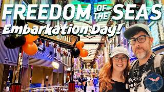 Freedom of the Seas Embarkation Day | Boarding Our 5-Night Royal Caribbean Cruise!