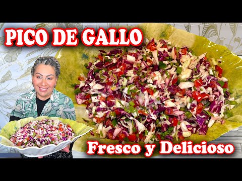 🔥 EL MEJOR PICO DE GALLO MEXICANO — La Receta Más FRESCA y VERSÁTIL🍅🌶️
