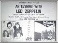 LED ZEPPELIN - Live at Pacific Coliseum, Vancouver, 1970 , Medley
