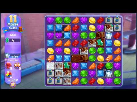 Wonka's World of Candy Level 353 - NO BOOSTERS + FULL STORY 🍫 | SKILLGAMING ✔️