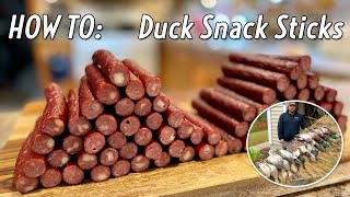 How To Make Duck Snack Sticks