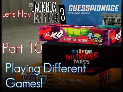 Jackbox Party Pack 3 : Playing Different Games! : Part 10 (PS4 Pro)