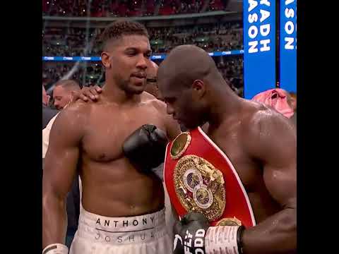 Respect 🤝 Anthony Joshua And Daniel Dubois Embrace At Final Bell