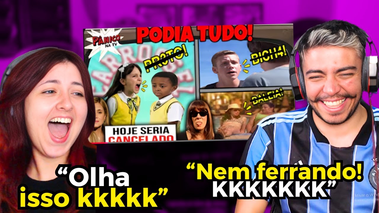 REACT - OS MAI0R3S ABSURDOS DA TV QUE HOJE SERIAM 🤐 CARROSSEL E NOVELAS ASSUSTADORAS!