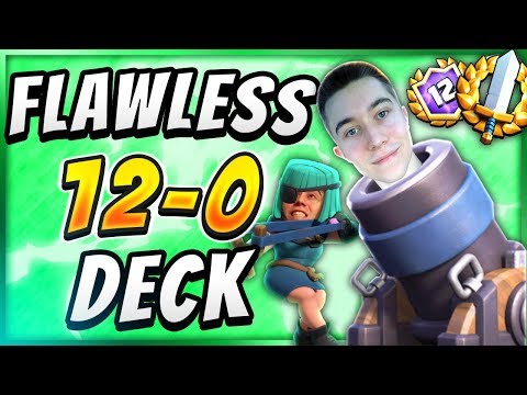 UNBEATABLE 12-0 DECK! OP MORTAR BAIT DECK — Clash Royale
