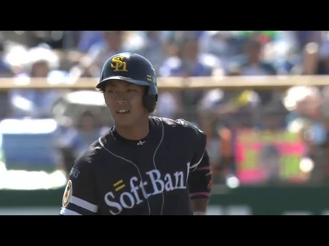 【2回表】誕生日自ら祝打!! ホークス・今宮 三塁線を抜ける同点タイムリー!! 2015/7/15 F-H