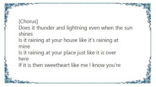 Brad Paisley - Is It Raining at Your House Lyrics
