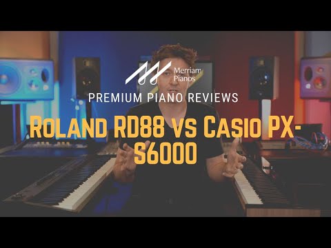 🎹﻿ Roland RD88 vs Casio PX-S6000 | Digital Piano Comparison, Review & Demo ﻿🎹