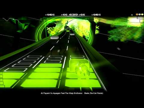 Audiosurf: Ali Payami & Aquagen vs Warp Brothers - Blade (Re-con Remix)