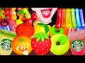 ASMR Fruit Mochi Lukchup Wagashi 룩춥 과일 화과자 모찌 먹방 Mukbang Eating
