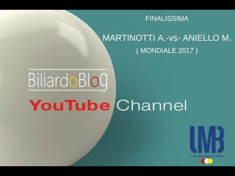 5 Pins 2017 World Billiard Championship: Aniello -vs Martinotti