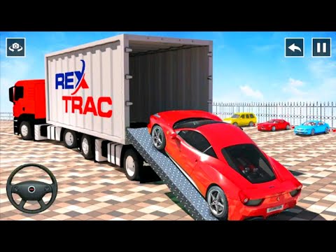 Transporting ATV Bike in Long Trailer Truck - Police Plane Transporter - Gameplay