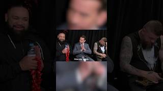 Wholesome moment between CM Punk &amp; Jacob Fatu 🥹 #WWE #WWEUnreal