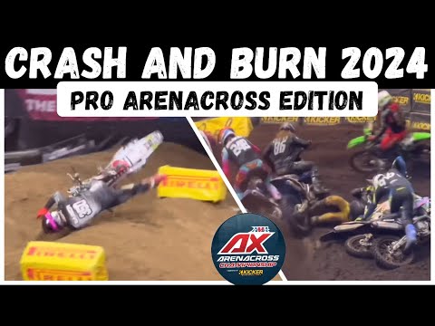 WHO’S READY FOR ARENACRASH 2025?! Best Moments from Kicker Arenacross Series 2024 Crashes & Fails