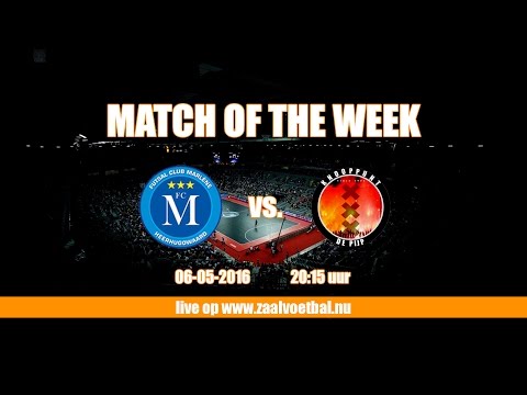 Zaalvoetbal 1/2 Finale Play-offs FC Marlène - 't Knooppunt 6 mei 2016