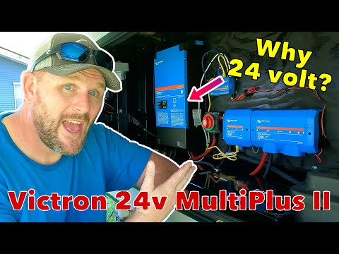 Full install of Victron MultiPlus-II 2X 120V, 3000VA 24-Volt pure sign wave inverter!