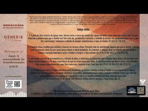 TERÇA-FEIRA 💎 IMERSÃO REFINADA NA PALAVRA PROFÉTICA 🗣️ Mensagem 37