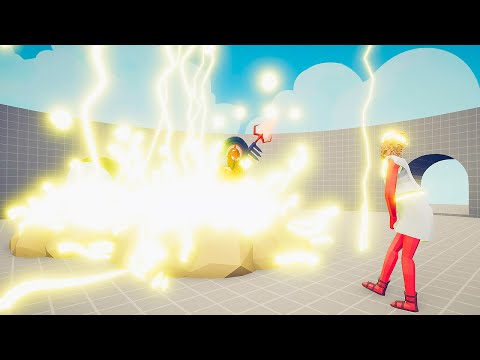 GOLDEN SUPER ZEUS 1 vs 1 EVERY UNIT | TABS Totally Accurate Battle Simulator