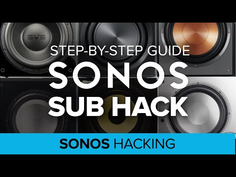 Sonos sub hack DIY: How-to wiring guide to add any powered subwoofer to Sonos with Ikea Symonisk