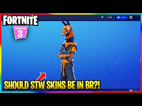 SHOULD FORTNITE STW SKINS BE AVAILABLE IN BR?! | #shorts