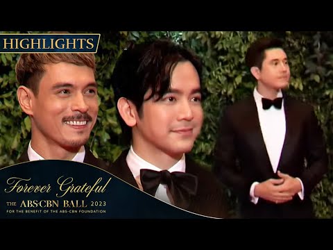 Paulo Avelino, Jake, Joshua surprise onlookers with their red carpet appearance ABS-CBN Ball 2023
