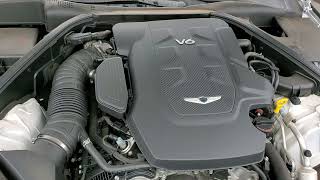 2017 To 2020 Genesis G80 Sedan Upstream Pre-Catalytic Converter O2 Oxygen Sensor Location - 3.8L V6