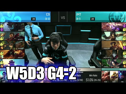 Immortals vs Cloud 9 | Game 2 S6 NA LCS Summer 2016 Week 5 Day 3 | IMT vs C9 G2 W5D3 1080p
