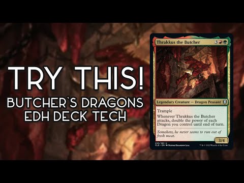 Try This! Thrakkus the Butcher Commander Deck Tech | Dragon Tribal EDH Deck!