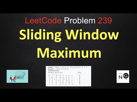 Sliding Window Maximum | Leetcode 239 | Hard