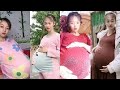 Giant Pregnant Belly Twin Baby Kicking