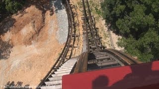 preview picture of video 'Outlaw Run Front Row (HD POV) Silver Dollar City'
