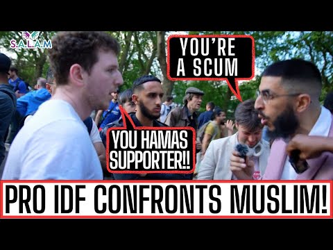 I$RAEL SUPPORTER REGR£TS ENCOUNTER WITH MUSLIM - SPEAKERS CORNER