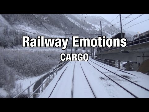 🚆 Cab ride on the Lötschberg mountain route - from rain into snow!