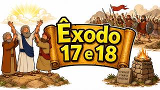 Êxodo 17 e 18 explicado: Deus tira água da rocha | #bíbliaexplicada #antigotestamento