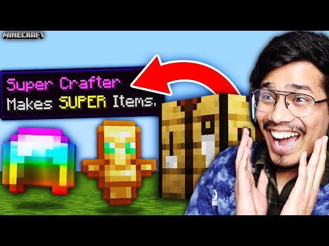 Minecraft, But Crafting Is OP !!